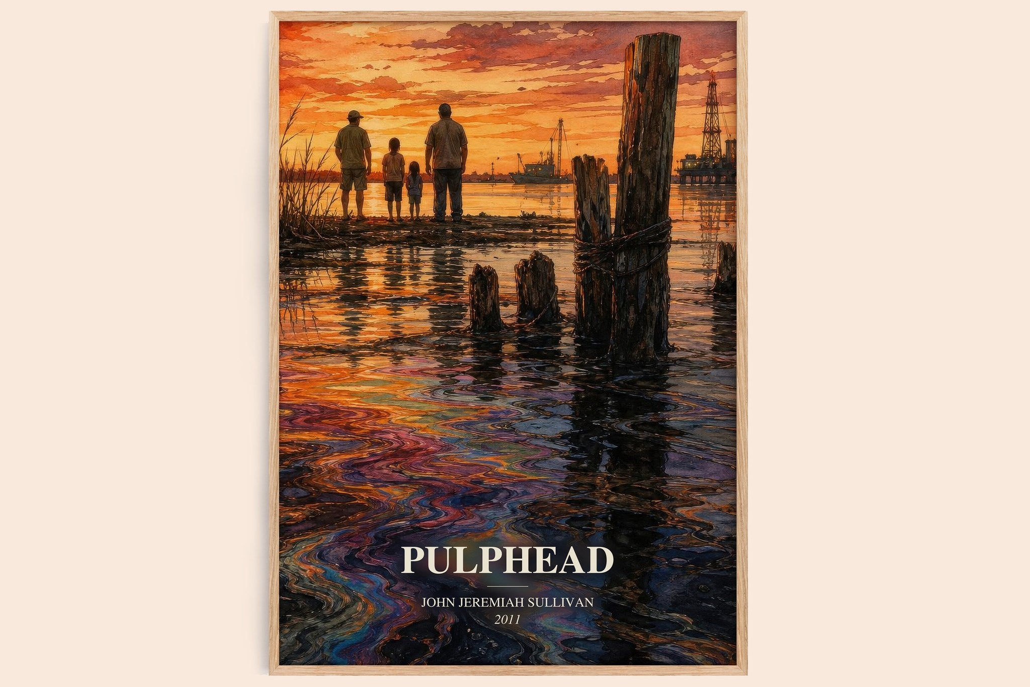 Pulphead Book Watercolour Illustration by John Jeremiah Sullivan