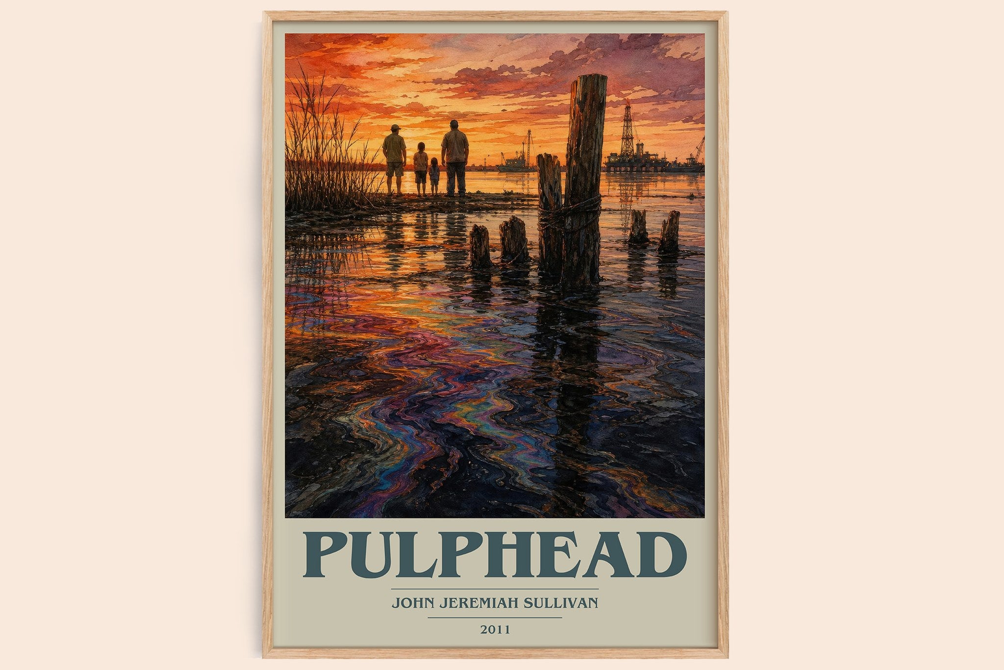 Pulphead Book Cover Poster by John Jeremiah Sullivan