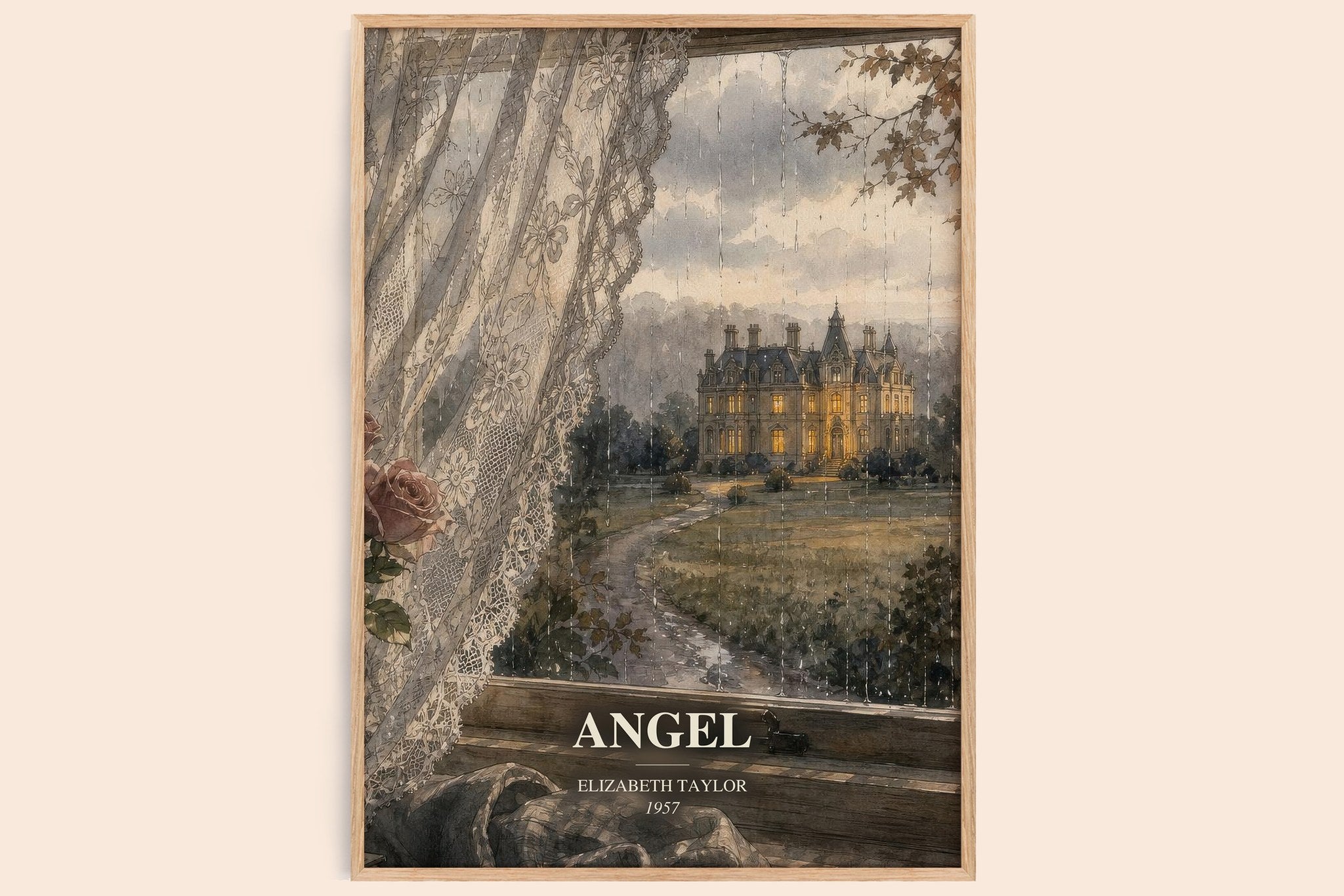 Angel Book Watercolour Illustration by Elizabeth Taylor