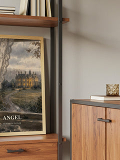 Angel book watercolour illustration paper finish options – matte satin gloss