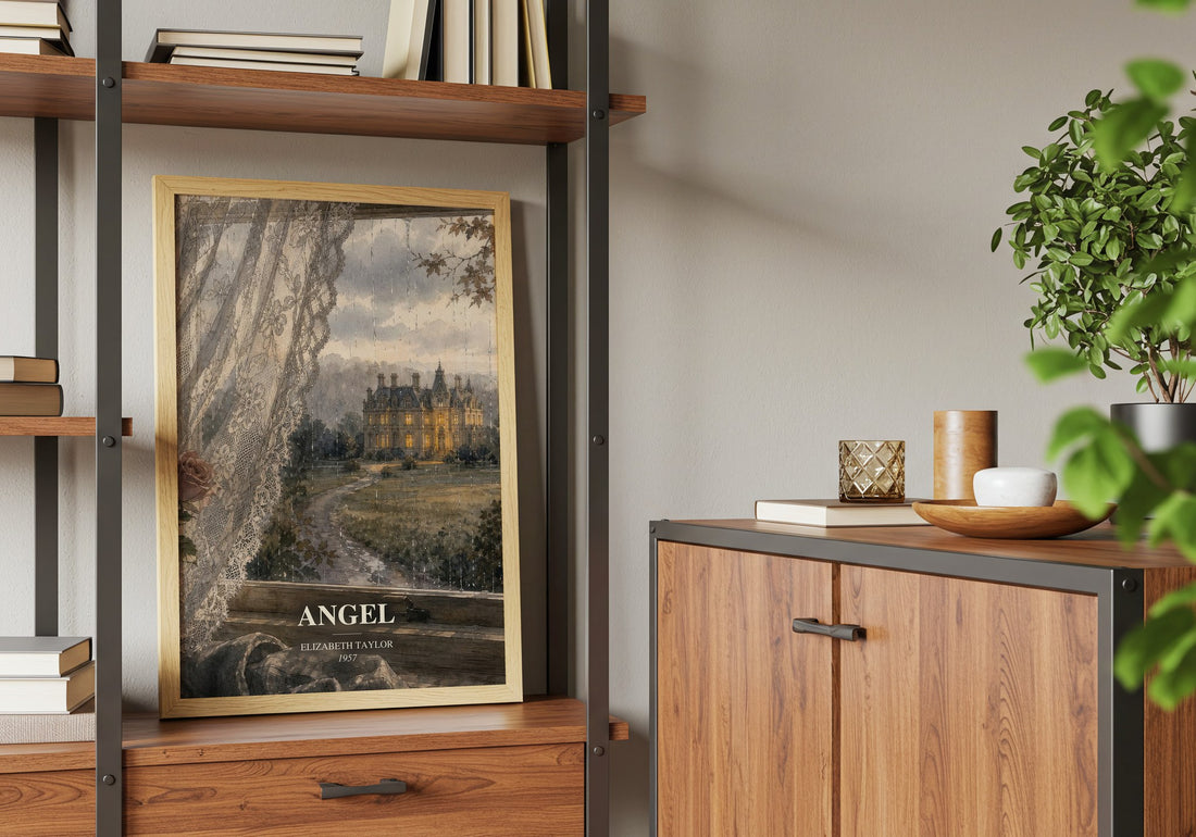 Angel book watercolour illustration paper finish options – matte satin gloss