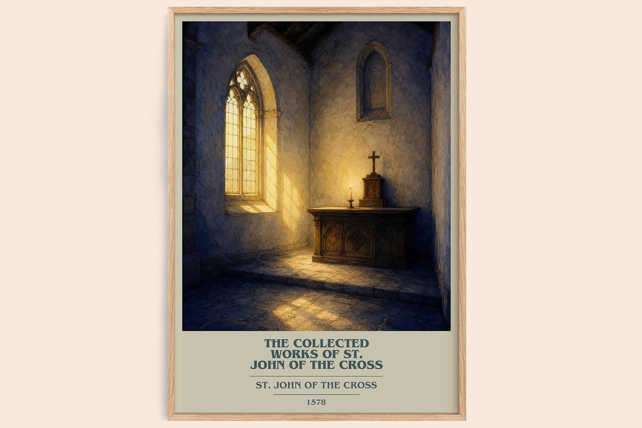 Collected Works of St. John of the Cross Book Cover Poster by S. Cross