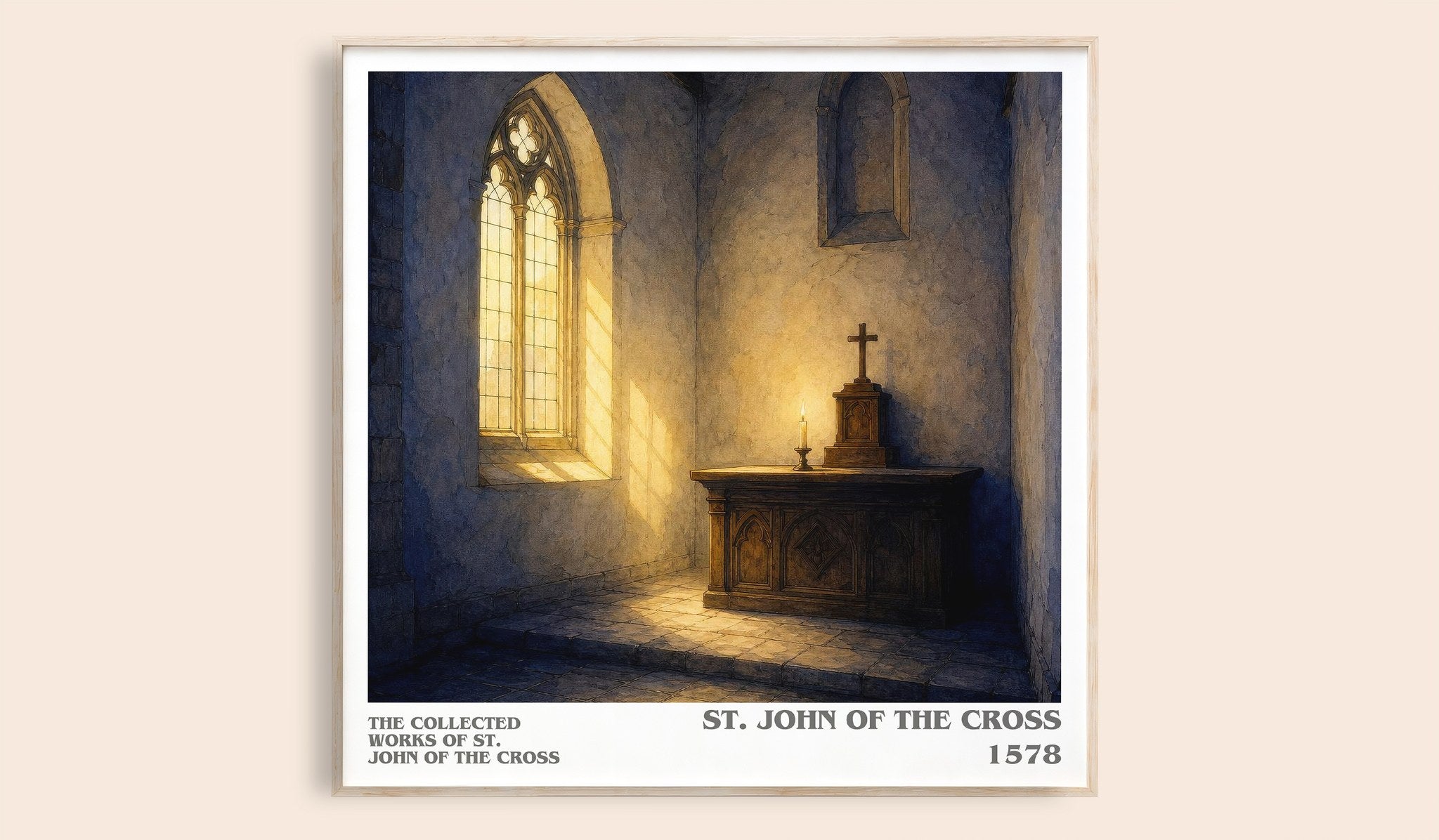 Collected Works of St. John of the Cross Literary Art Print by St. John of the Cross
