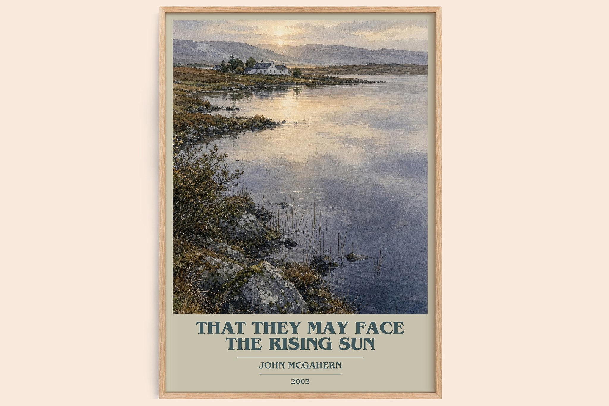 That They May Face the Rising Sun Book Cover Poster by John McGahern