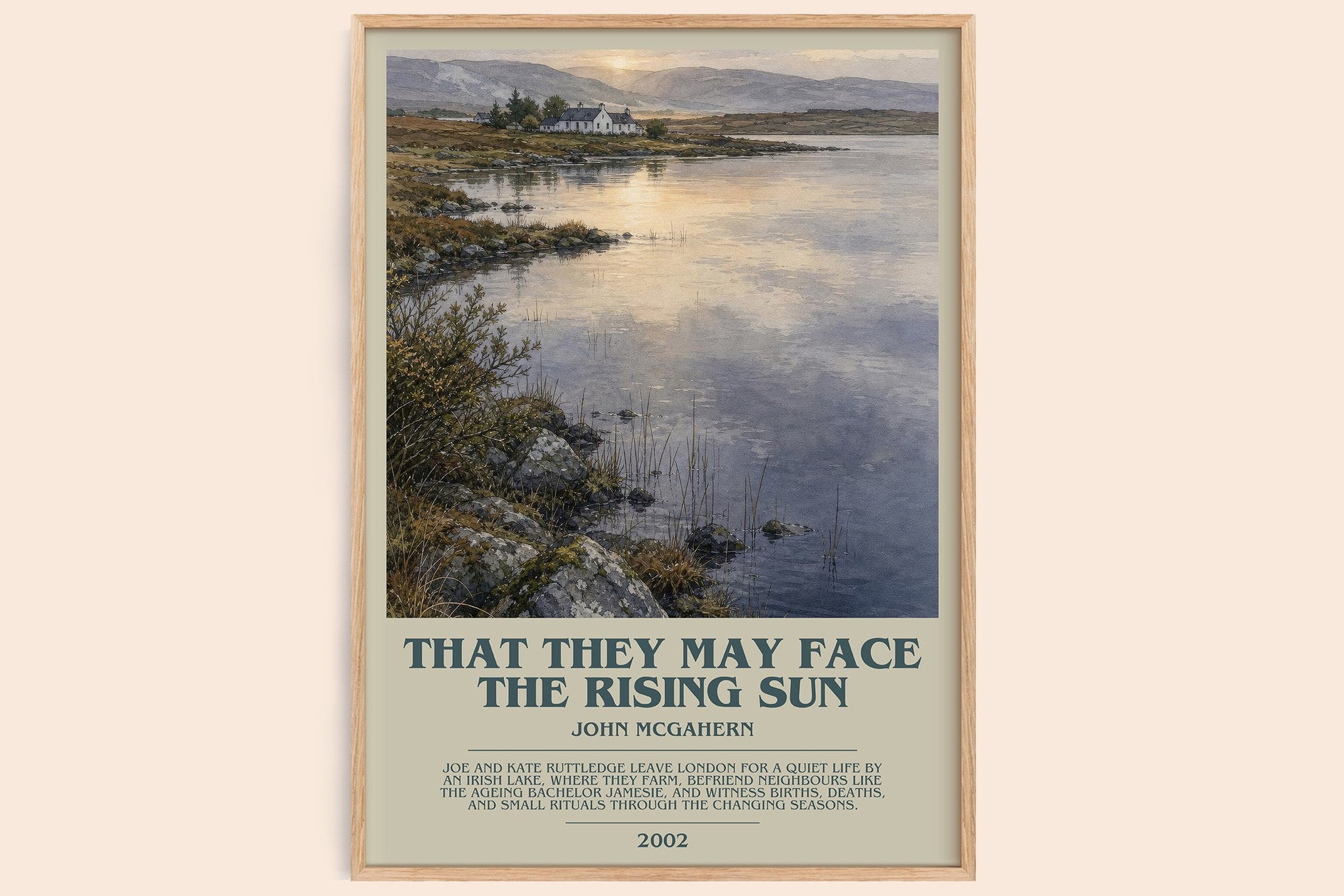 That They May Face the Rising Sun Bookish Wall Art by John McGahern