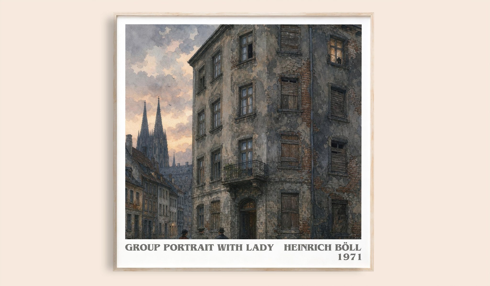 Group Portrait with Lady Literary Art Print by Heinrich Böll