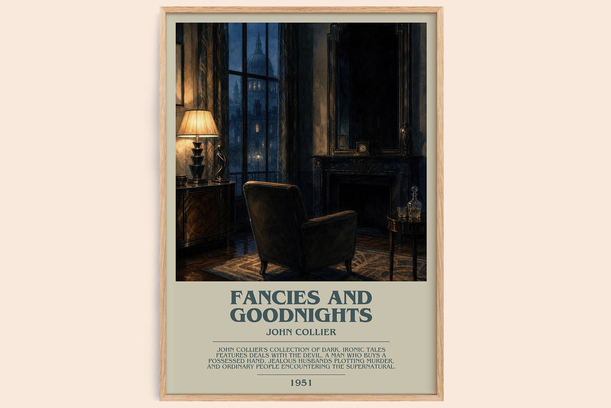 Fancies And Goodnights Bookish Wall Art by John Collier