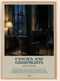 Fancies And Goodnights Bookish Wall Art by John Collier – framed poster