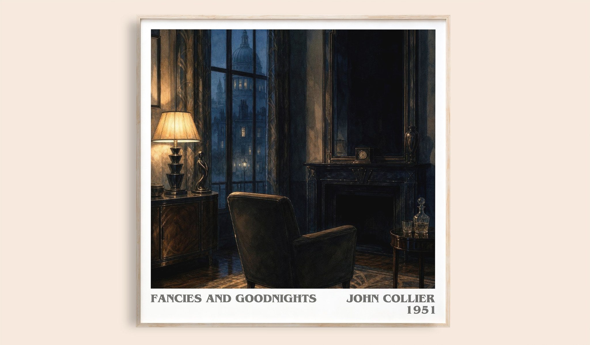 Fancies And Goodnights Literary Art Print by John Collier
