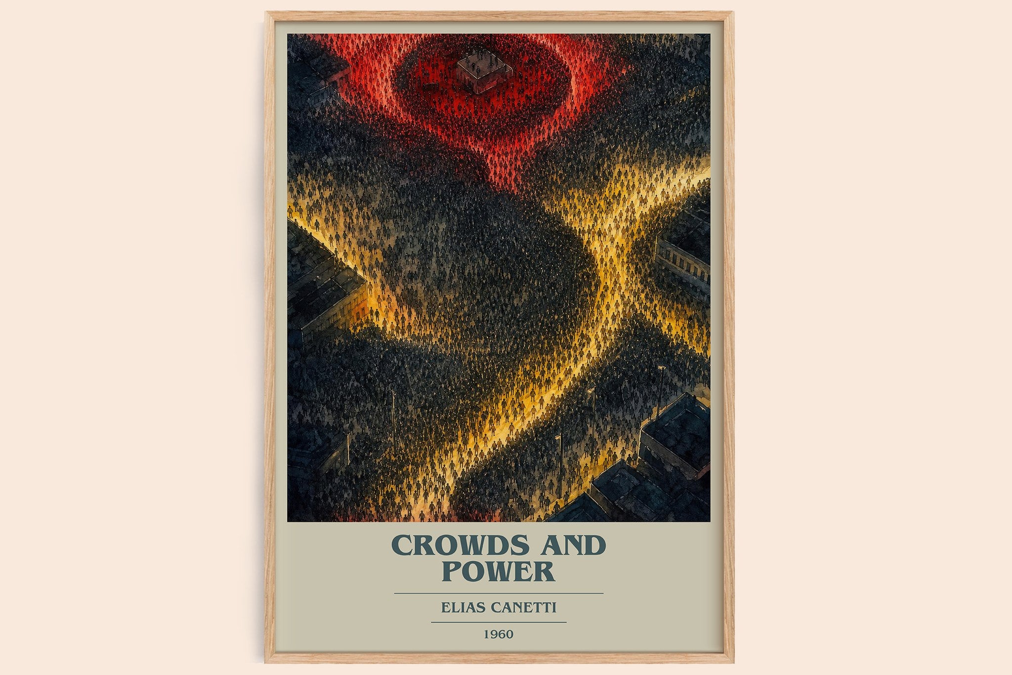 Crowds And Power Book Cover Poster by Elias Canetti