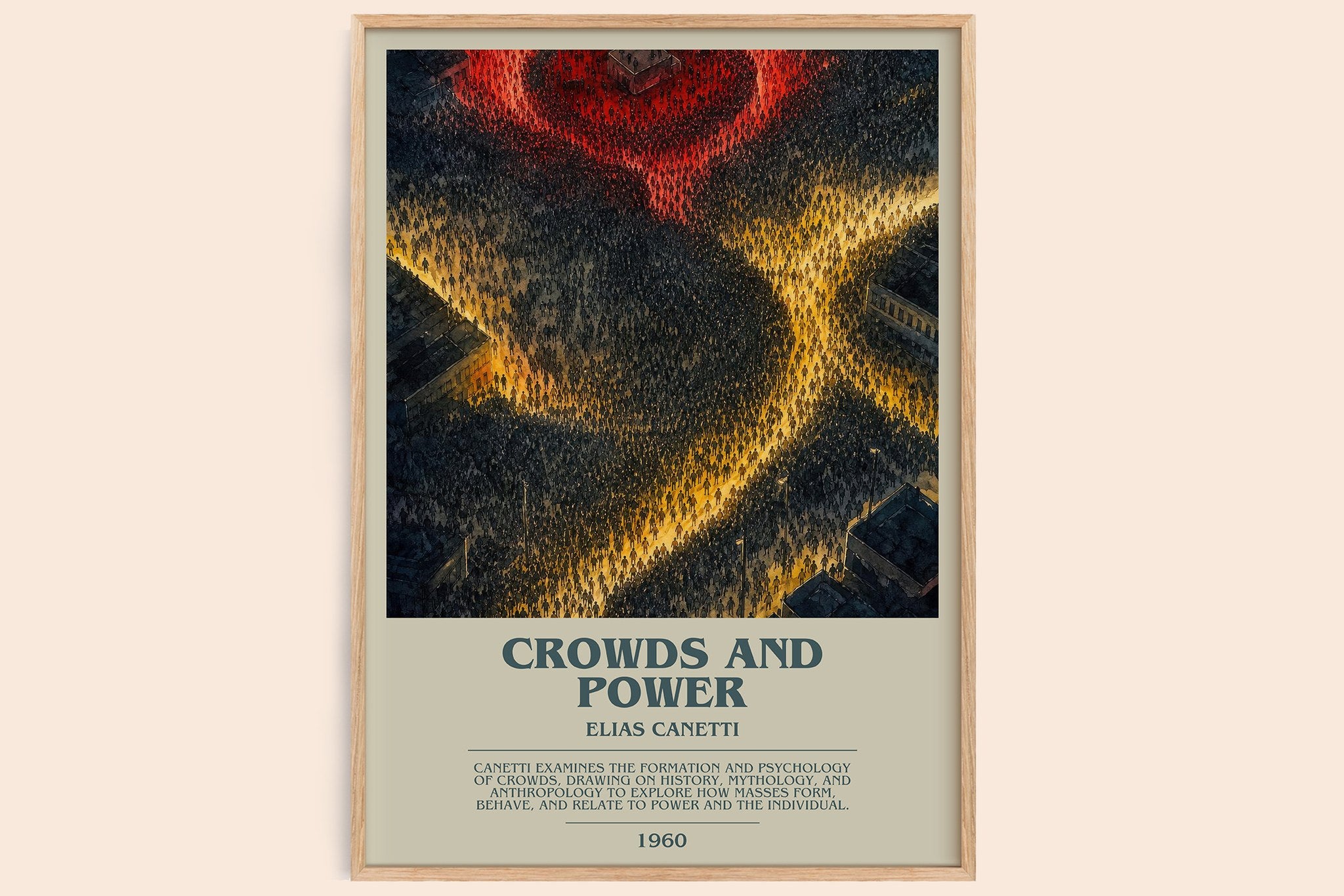 Crowds And Power Bookish Wall Art by Elias Canetti