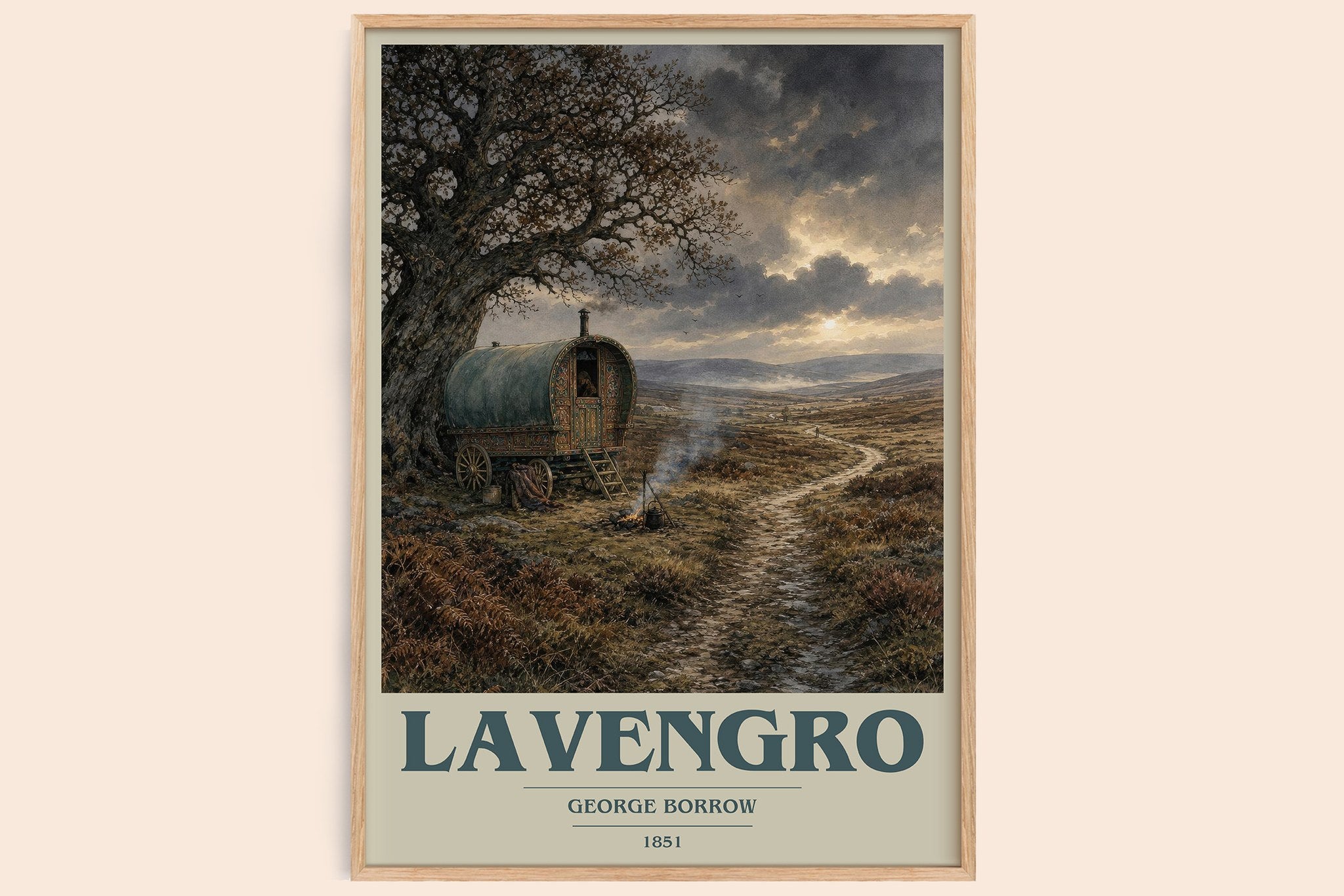 Lavengro Book Cover Poster by George Borrow