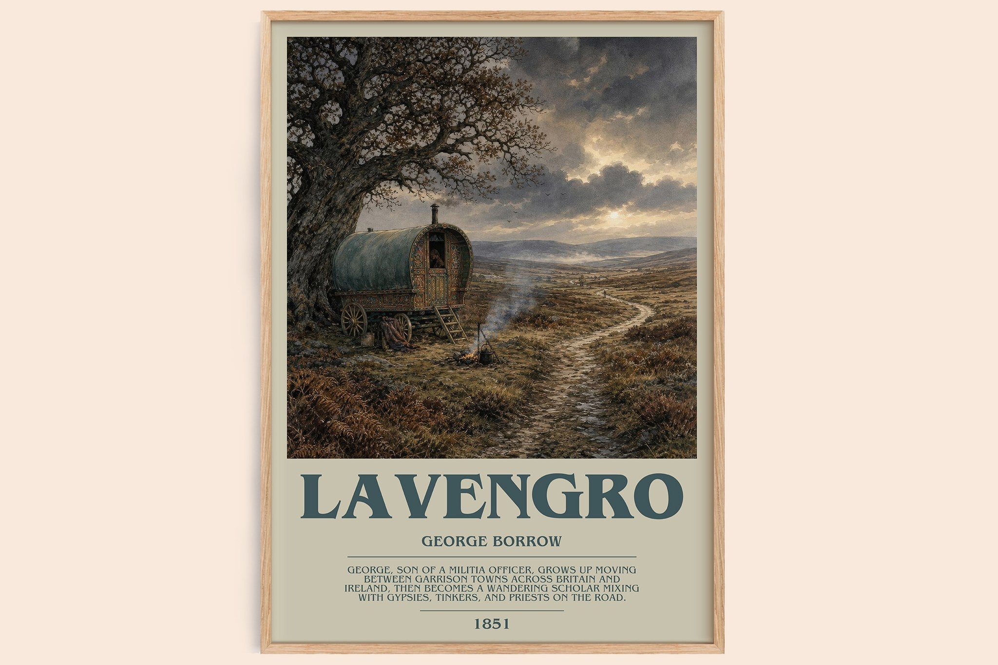 Lavengro Bookish Wall Art by George Borrow
