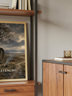 Lavengro book watercolour illustration paper finish options – matte satin gloss