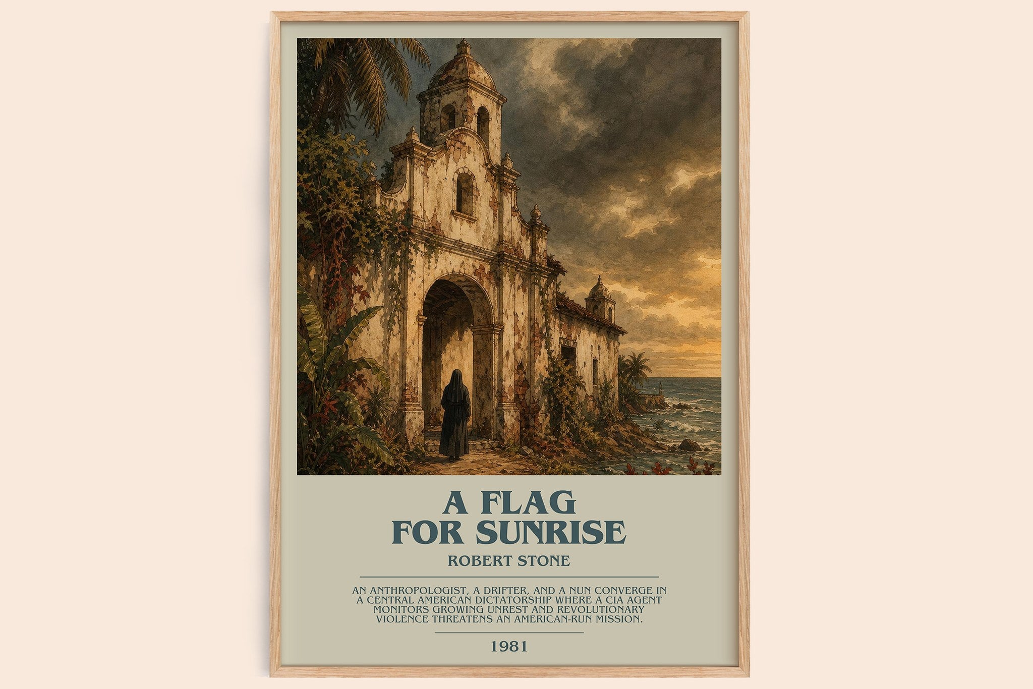 A Flag For Sunrise Bookish Wall Art by Robert Stone