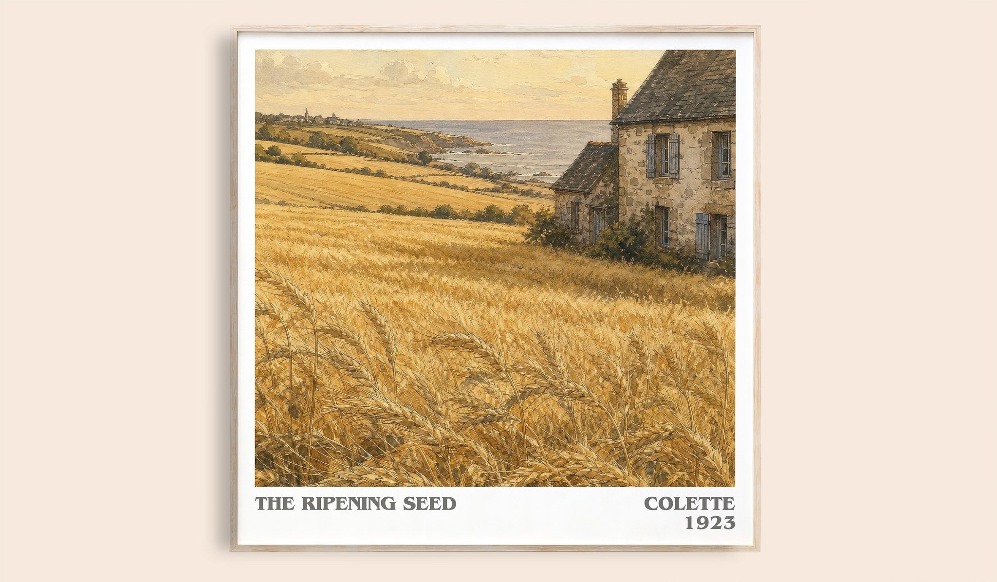The Ripening Seed Literary Art Print by Colette