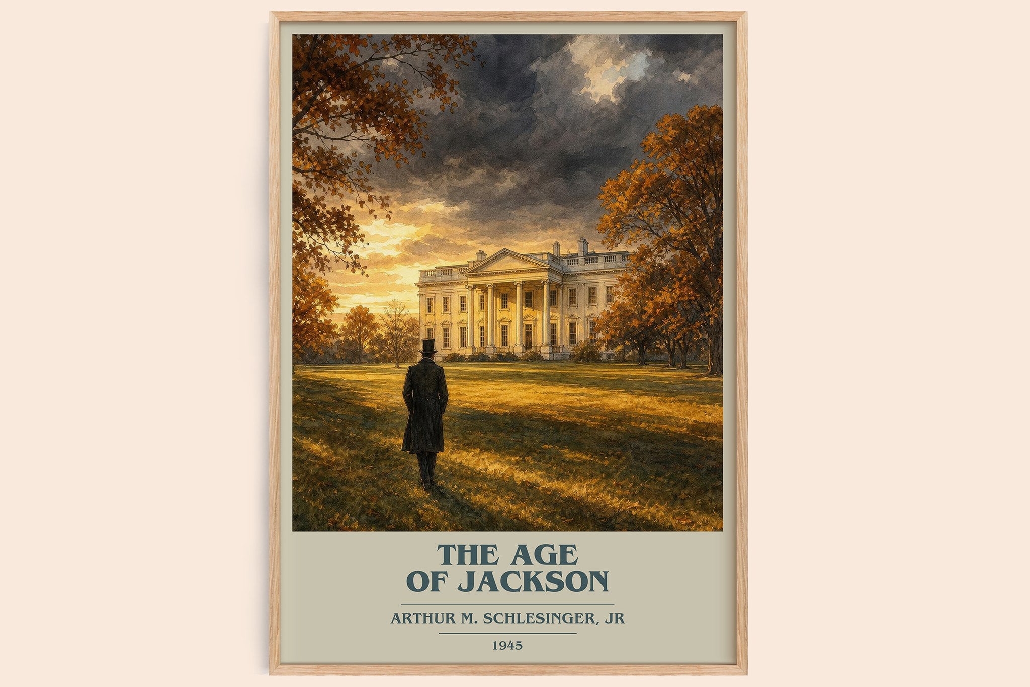 The Age of Jackson Book Cover Poster by Arthur M. Schlesinger, Jr