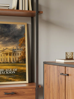 The Age of Jackson book watercolour illustration paper finish options – matte satin gloss