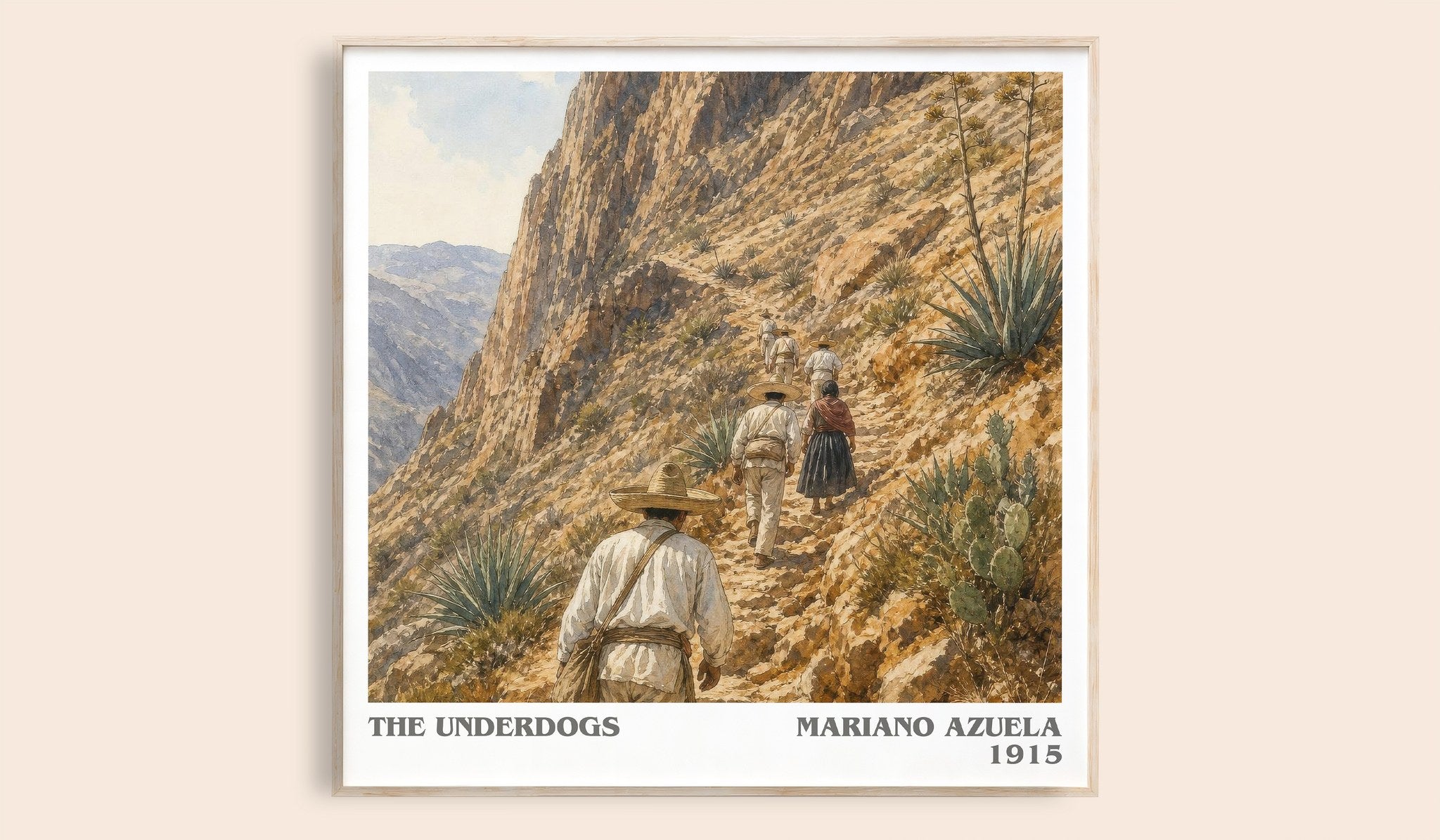 The Underdogs Literary Art Print by Mariano Azuela