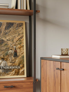 The Underdogs book watercolour illustration paper finish options – matte satin gloss