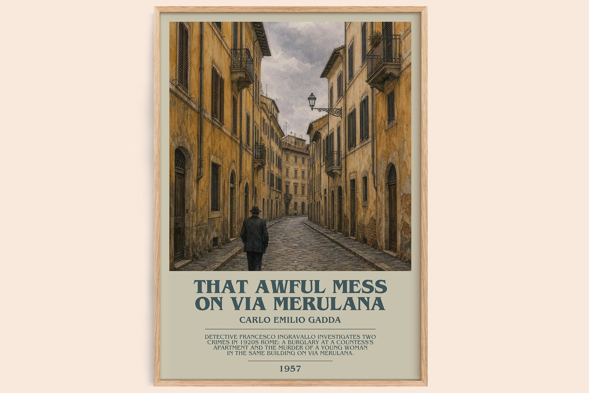 That Awful Mess On Via Merulana Bookish Wall Art by Carlo Emilio Gadda
