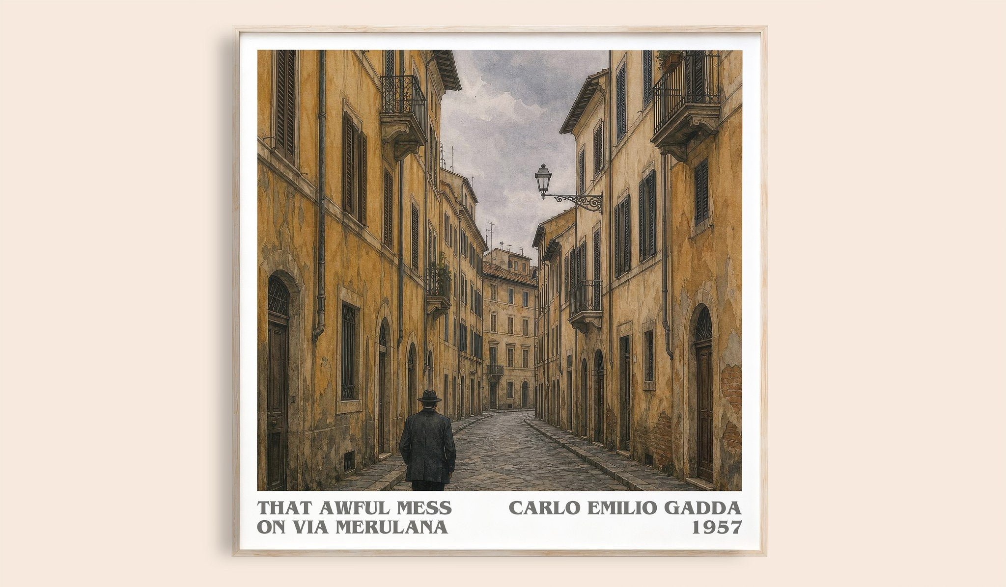 That Awful Mess On Via Merulana Literary Art Print by C. Gadda