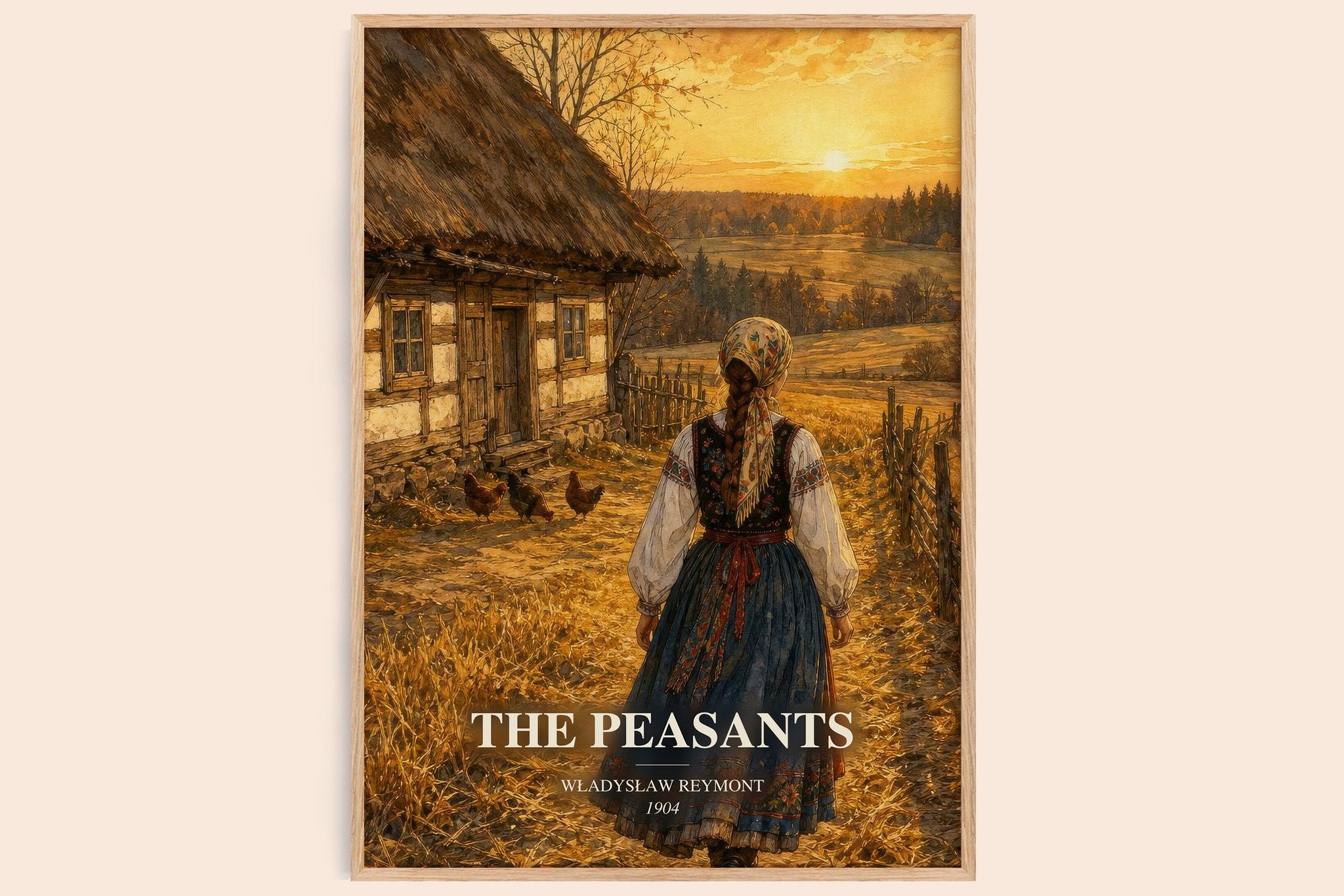 The Peasants Book Watercolour Illustration by Władysław Reymont