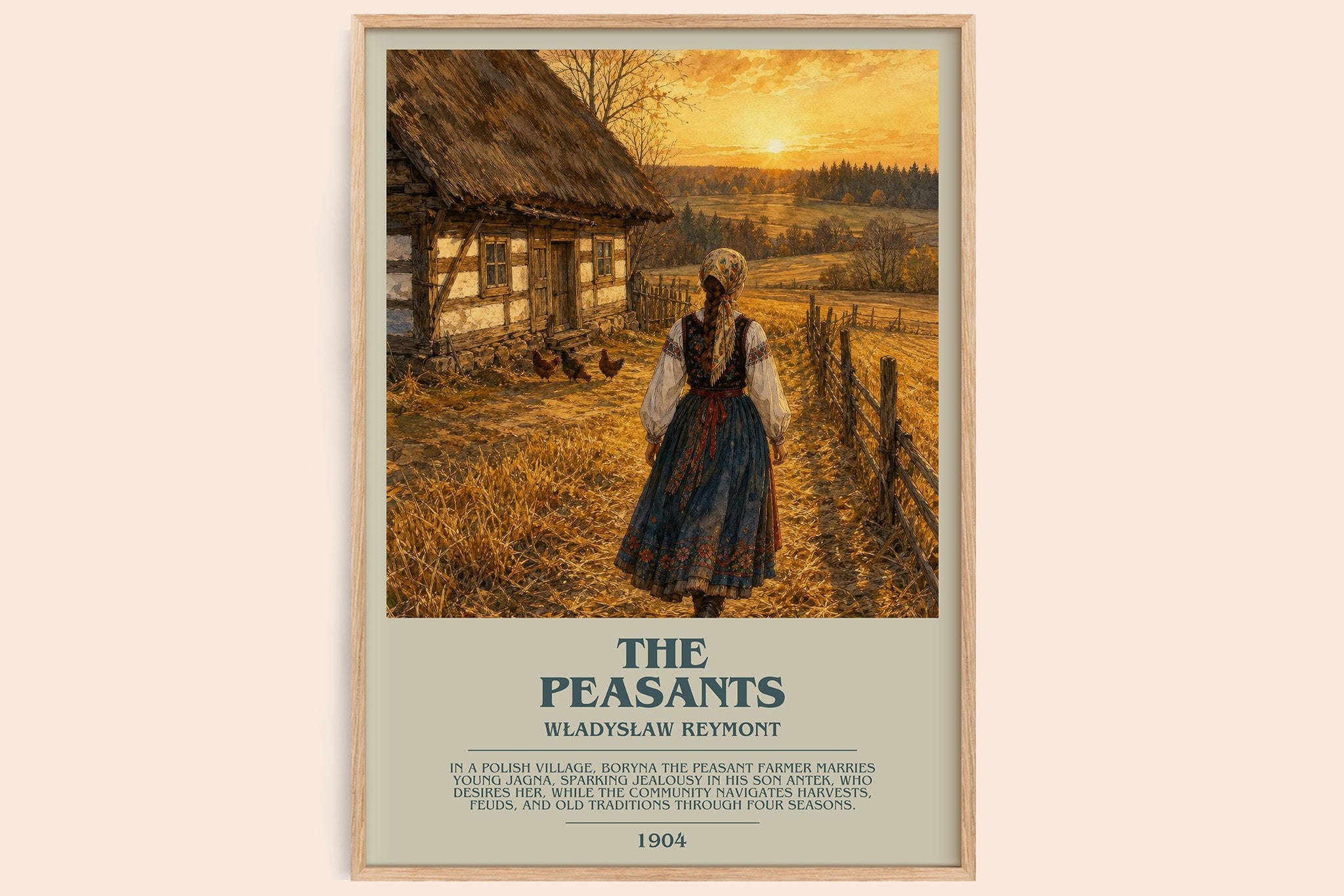 The Peasants Bookish Wall Art by Władysław Reymont