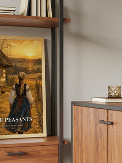 The Peasants book watercolour illustration paper finish options – matte satin gloss