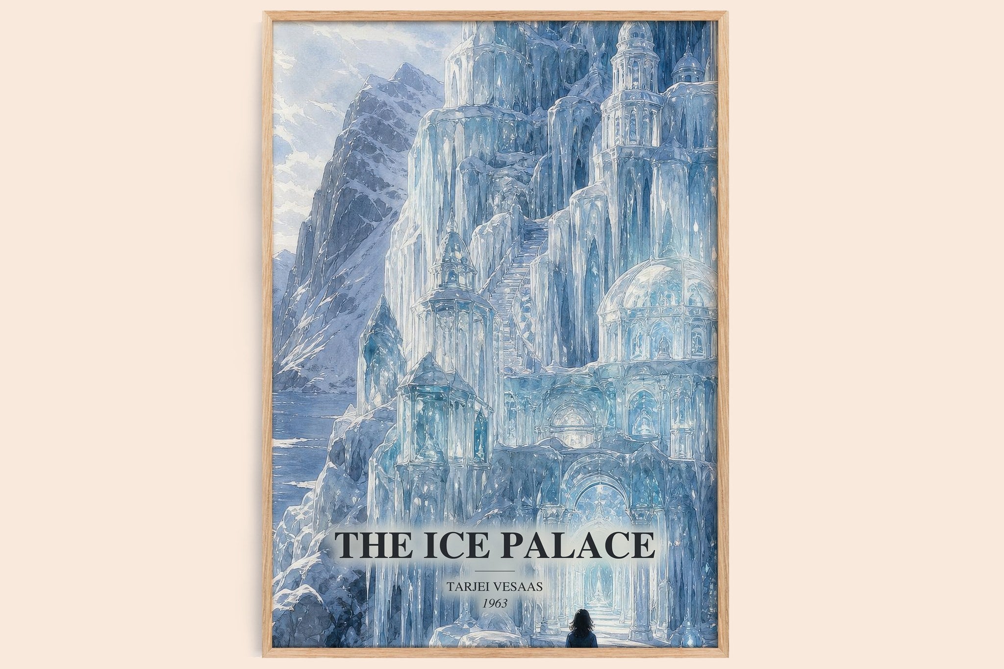 The Ice Palace Book Watercolour Illustration by Tarjei Vesaas