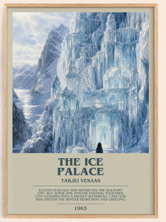 The Ice Palace Bookish Wall Art by Tarjei Vesaas – framed poster