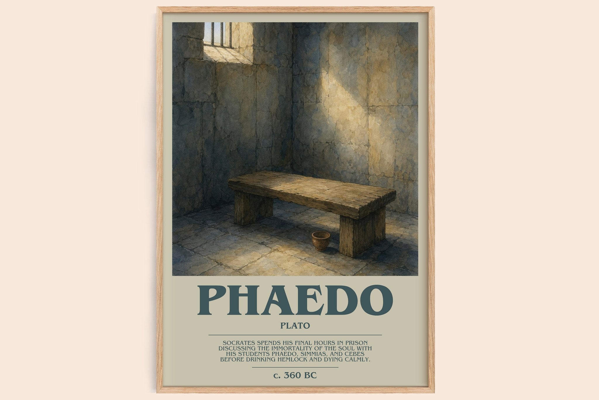 Phaedo Bookish Wall Art by Plato