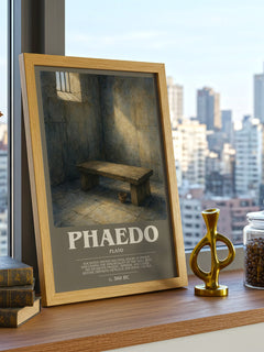Phaedo bookish poster colour and style options – Plato book art
