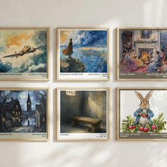 Phaedo literary print in frame leaning in hallway – philosophy wall art