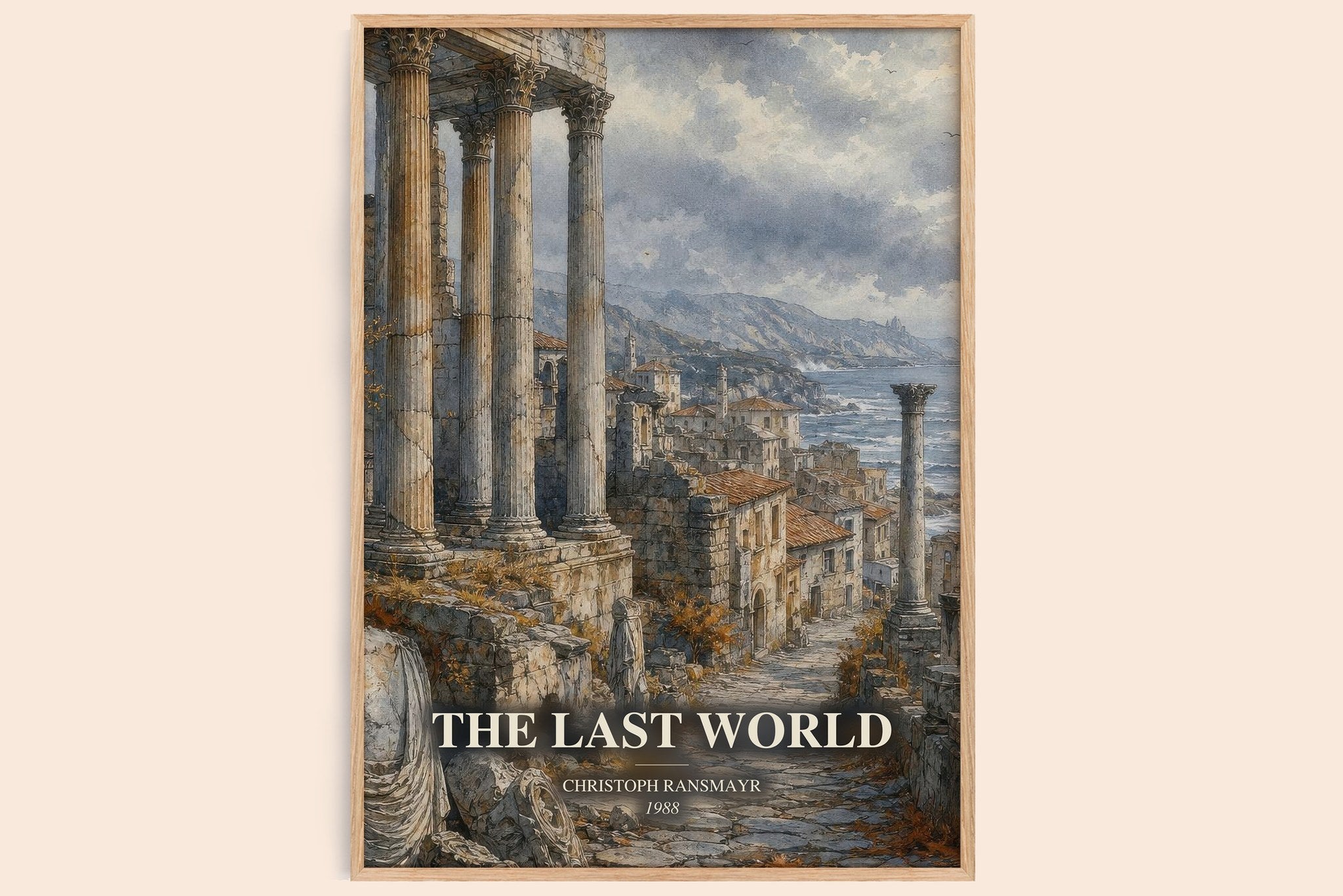 The Last World Book Watercolour Illustration by Christoph Ransmayr