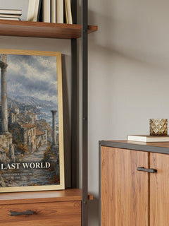 The Last World book watercolour illustration paper finish options – matte satin gloss