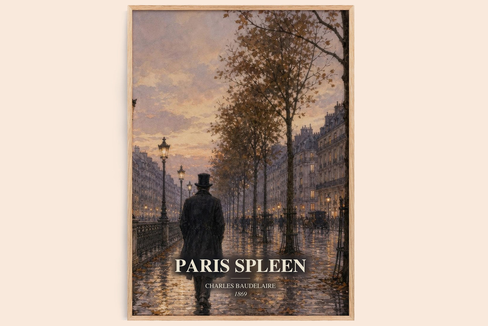 Paris Spleen Book Watercolour Illustration by Charles Baudelaire