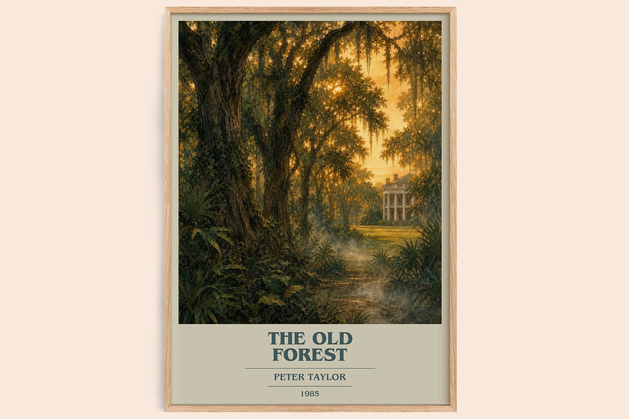 The Old Forest Book Cover Poster by Peter Taylor