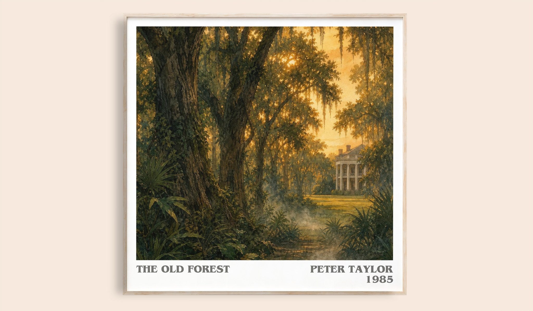 The Old Forest Literary Art Print by Peter Taylor