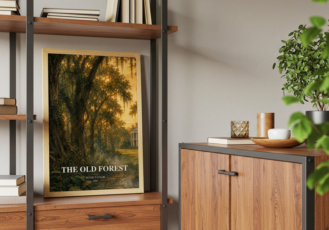 The Old Forest book watercolour illustration paper finish options – matte satin gloss