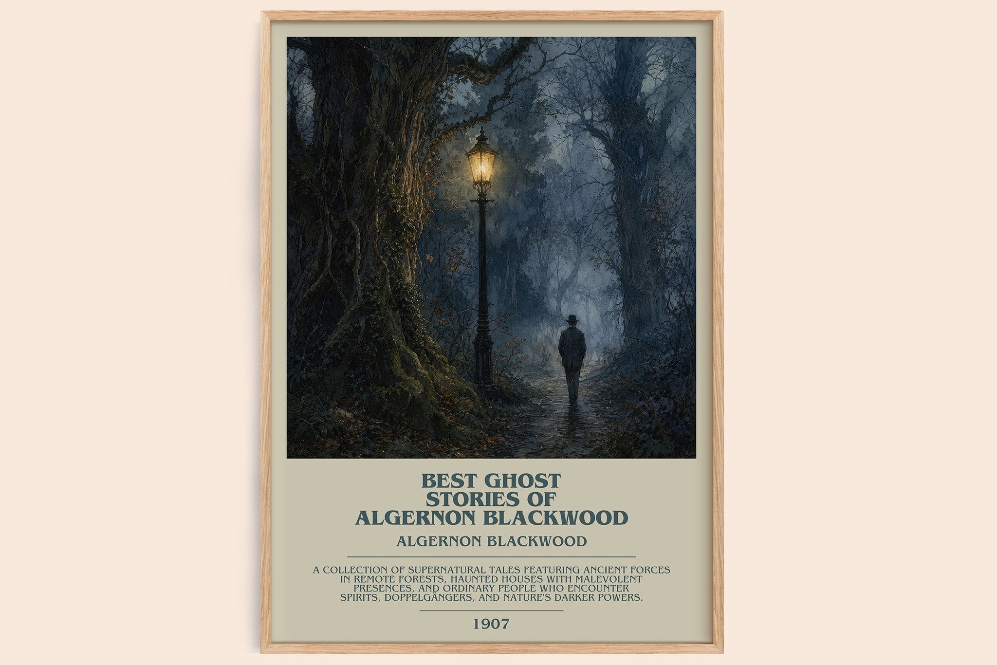 Best Ghost Stories Of Algernon Blackwood Bookish Wall Art by Algernon Blackwood