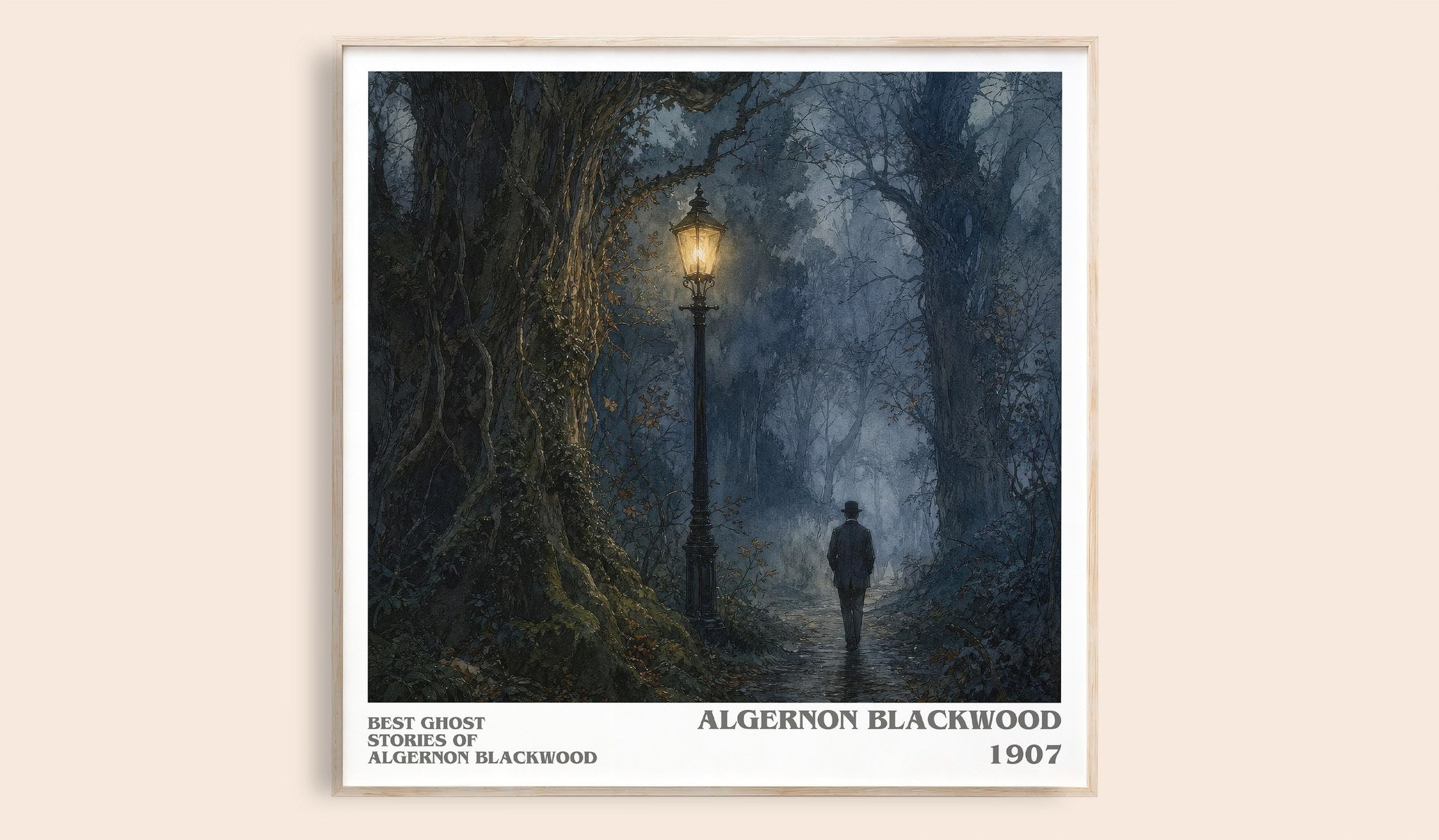 Best Ghost Stories Of Algernon Blackwood Literary Art Print by Algernon Blackwood