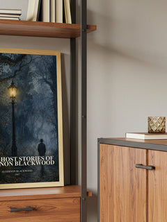 Best Ghost Stories Of Algernon Blackwood book watercolour illustration paper finish options – matte satin gloss