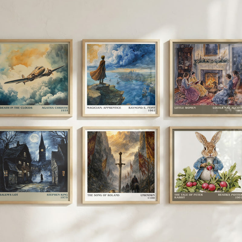 The Song of Roland literary art print colour and style options – Unknown book art