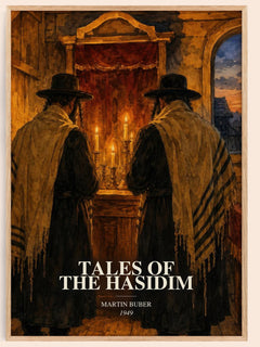 Tales Of The Hasidim watercolour book poster by Martin Buber – framed literary art print