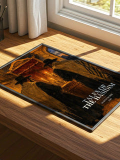 Tales Of The Hasidim watercolour book poster framed on wall – non fiction wall art