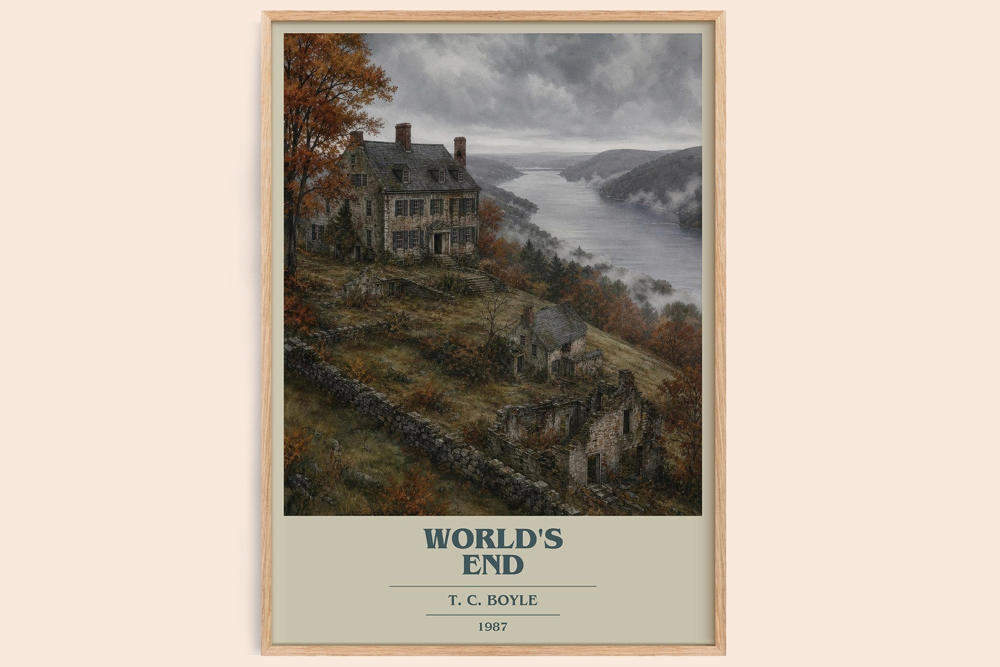 World's End Book Cover Poster by T. C. Boyle