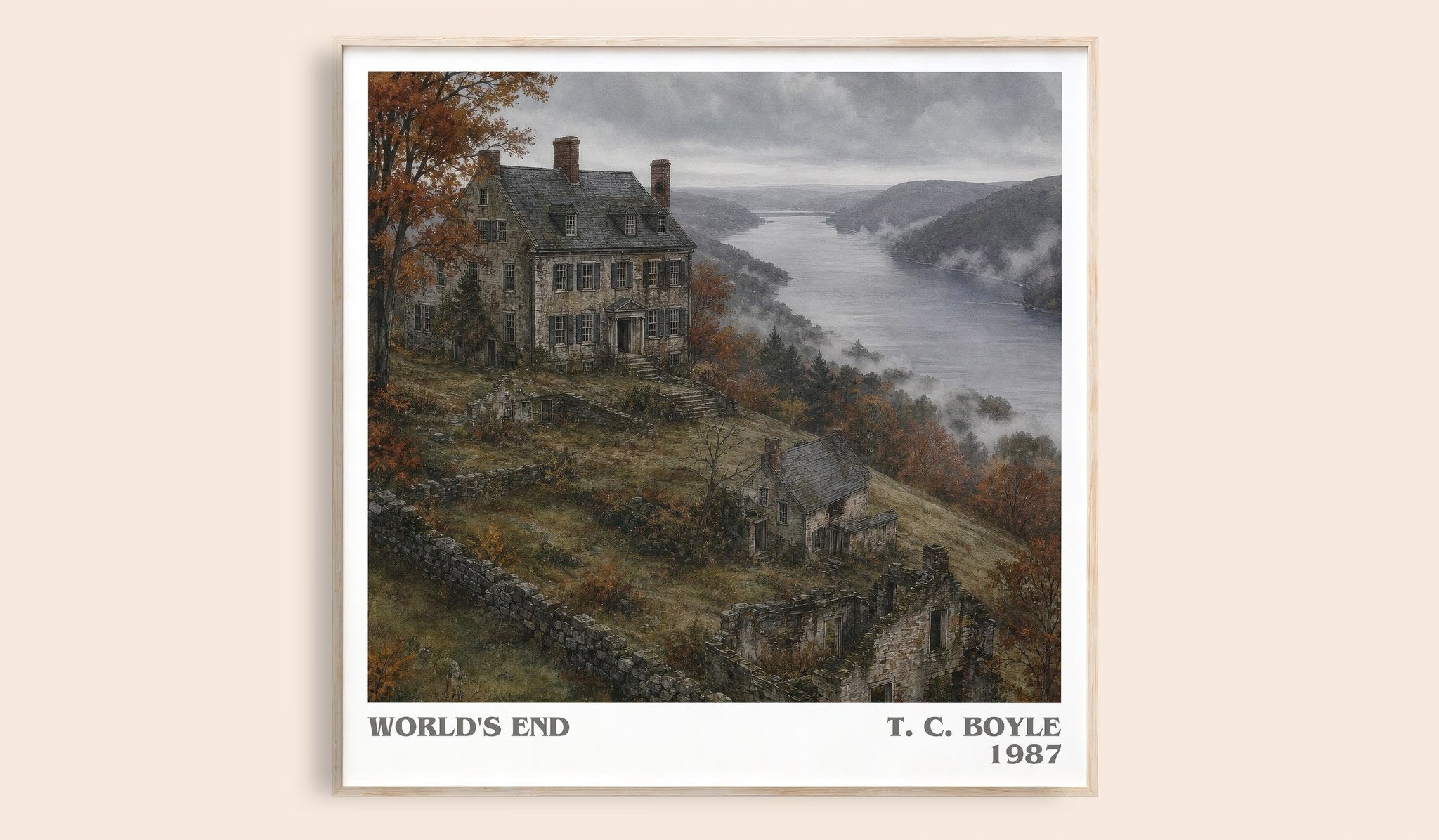 World's End Literary Art Print by T. C. Boyle