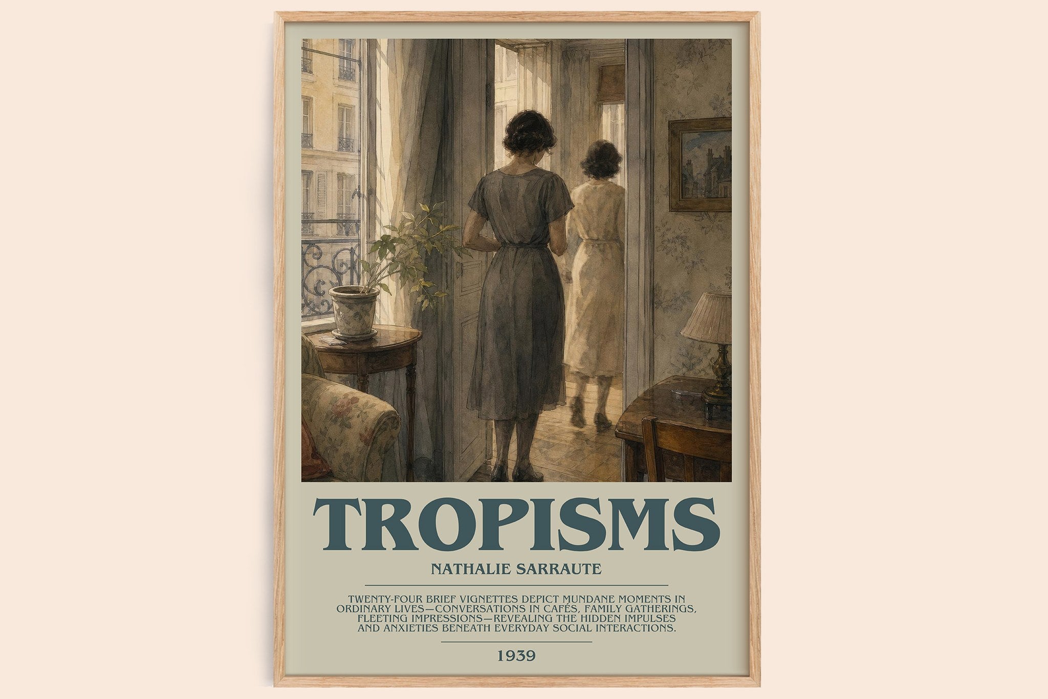 Tropisms Bookish Wall Art by Nathalie Sarraute