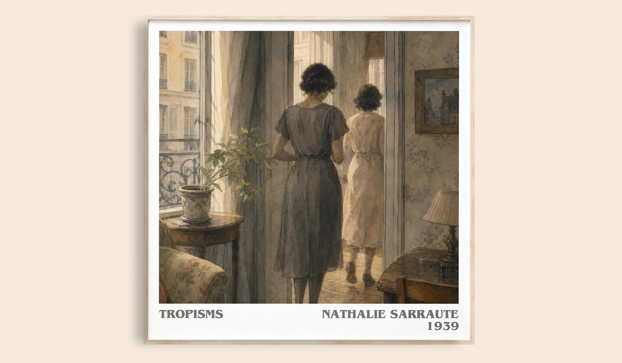 Tropisms Literary Art Print by Nathalie Sarraute